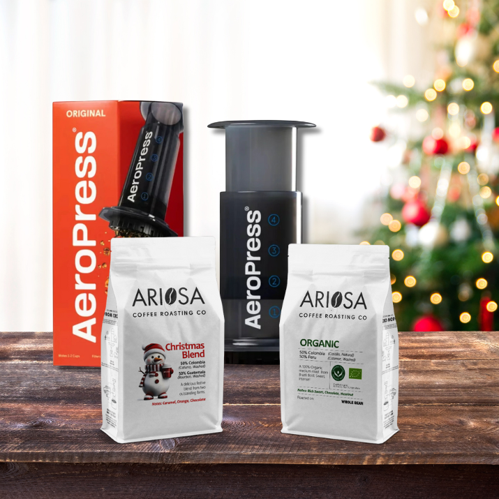 AeroPress Christmas Coffee Ariosa