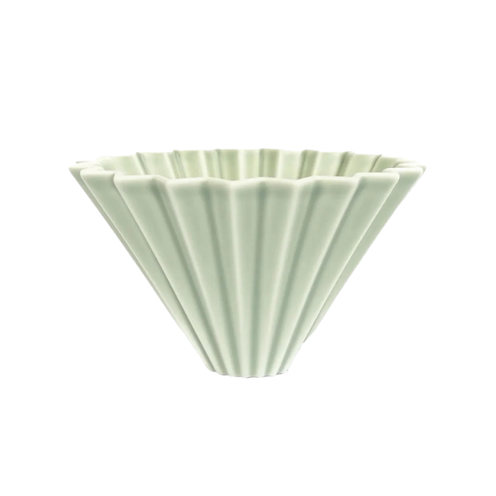 A Japanese porcelain pour-over dripper 